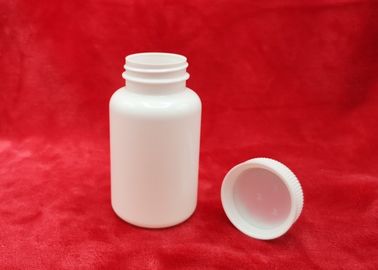 HDPE 150ML زجاجات حبوب منع الحمل مجموعة كاملة مع كاب / بطانة اللون الأبيض